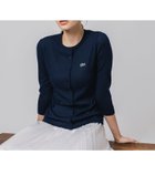【ラコステ/LACOSTE】のUVカット 吸水速乾 ウォッシャブル COOLMAX クールマックス 7部袖 ニットカーディガン ネイビー|ID: prp329100004534965 ipo3291000000032048630