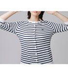 【ラコステ/LACOSTE】のUVカット 吸水速乾 ウォッシャブル COOLMAX クールマックス 7部袖 ニットカーディガン ホワイト|ID: prp329100004534965 ipo3291000000032048632