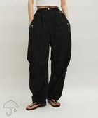 【アダム エ ロペ/ADAM ET ROPE'】の【UVカット】・【接触冷感】撥水トリコットパラシュートパンツ 人気、トレンドファッション・服の通販 founy(ファニー) ファッション Fashion レディースファッション WOMEN パンツ Pants 春 Spring コンパクト Compact サンダル Sandals シューズ Shoes ジャージー Jersey ドット Dot フラット Flat ボトム Bottom ポケット Pocket ミリタリー Military ワイド Wide S/S・春夏 Ss・Spring/Summer おすすめ Recommend 夏 Summer 旅行 Travel 2025年 2025 2025春夏・S/S Ss,Spring/Summer,2025 thumbnail ブラック(01)|ID: prp329100004534973 ipo3291000000032249973