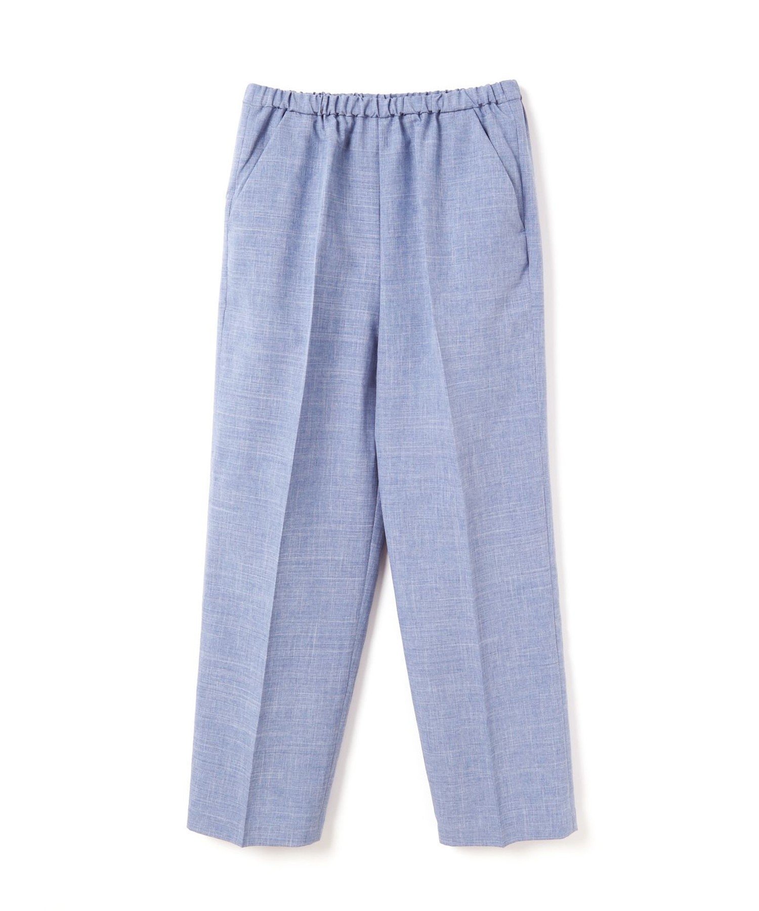 【マーコート/MARcourt】のmizuiro ind センタープレスワイドスラックス インテリア・キッズ・メンズ・レディースファッション・服の通販 founy(ファニー) 　ファッション　Fashion　レディースファッション　WOMEN　クッション　Cushion　センター　Center　ベーシック　Basic　ボトム　Bottom　ポケット　Pocket　リラックス　Relax　ルーズ　Loose　ワイド　Wide　エレガント 上品　Elegant　ビジネス 仕事 通勤　Business　夏　Summer　無地　Plain Color　サックス|ID: prp329100004534975 ipo3291000000032048672