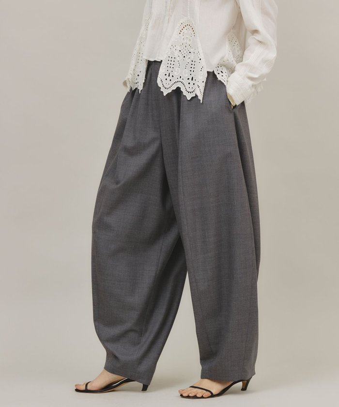 【カレンソロジー/Curensology】のウールトロドロストパンツ インテリア・キッズ・メンズ・レディースファッション・服の通販 founy(ファニー) https://founy.com/ ファッション Fashion レディースファッション WOMEN パンツ Pants エレガント 上品 Elegant カットソー Cut And Sew パターン Pattern マニッシュ Mannish ワイド Wide |ID: prp329100004534976 ipo3291000000032048675