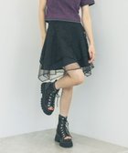 【ハレ/HARE】のレースレイヤースカパン 人気、トレンドファッション・服の通販 founy(ファニー) ファッション Fashion レディースファッション WOMEN おすすめ Recommend イレヘム Ilehem ショート Short ジャケット Jacket チュール Tulle トレンド Trend バランス Balance レース Race thumbnail ブラック09|ID: prp329100004534991 ipo3291000000032048727
