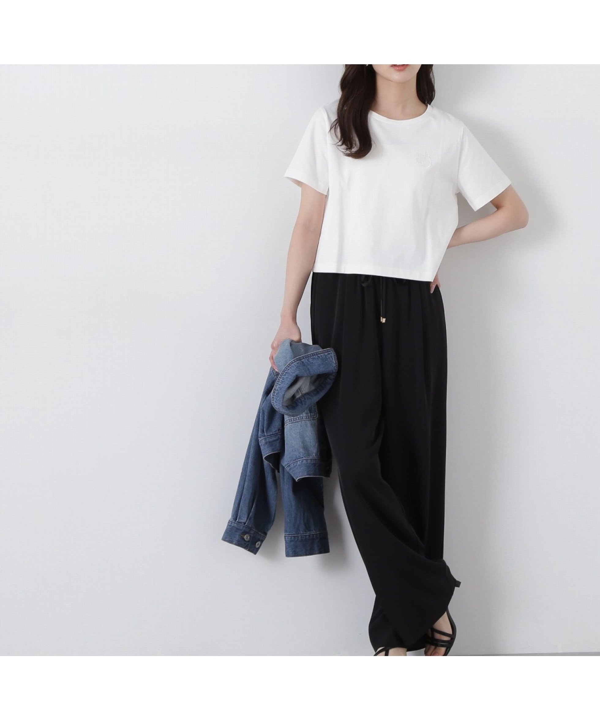 【プロポーション ボディドレッシング/PROPORTION BODY DRESSING】のイージーワイドパンツ インテリア・キッズ・メンズ・レディースファッション・服の通販 founy(ファニー) 　ファッション　Fashion　レディースファッション　Fashion for Women　パンツ　Pants & Trousers　ワイド　Wide, Wide Fit　ビジネス 仕事 通勤　Business / Work / Commuting　ブラック|ID: prp329100004534998 ipo3291000000032715482