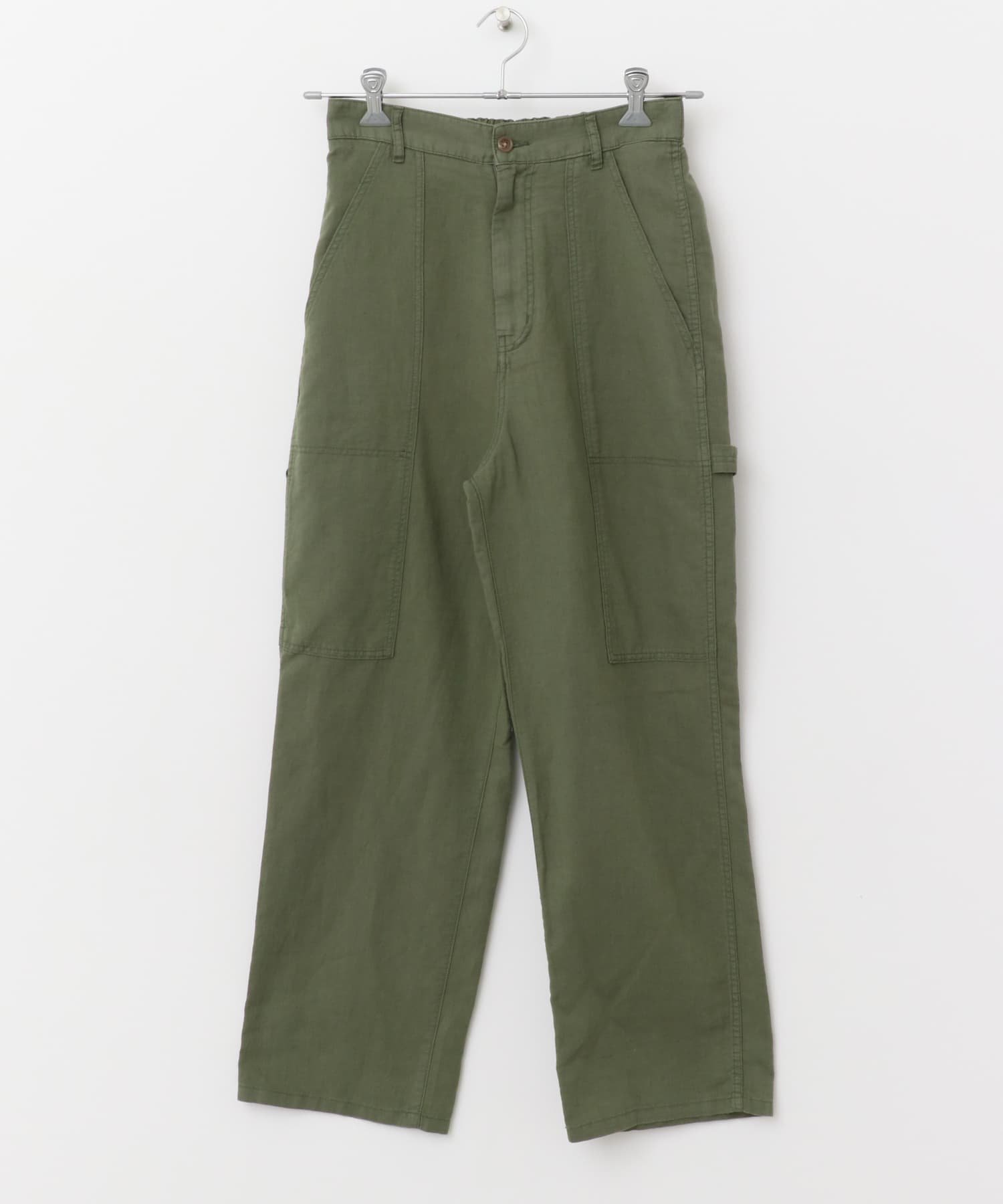 【アーバンリサーチ ドアーズ/URBAN RESEARCH DOORS】の製品染めペインターパンツ インテリア・キッズ・メンズ・レディースファッション・服の通販 founy(ファニー) 　ファッション　Fashion　レディースファッション　WOMEN　パンツ　Pants　2025年　2025　2025春夏・S/S　Ss,Spring/Summer,2025　ダウン　Down　ポケット　Pocket　ミックス　Mix　ワーク　Work　人気　Popularity　夏　Summer　S/S・春夏　Ss・Spring/Summer　KHAKI|ID: prp329100004535000 ipo3291000000032048761