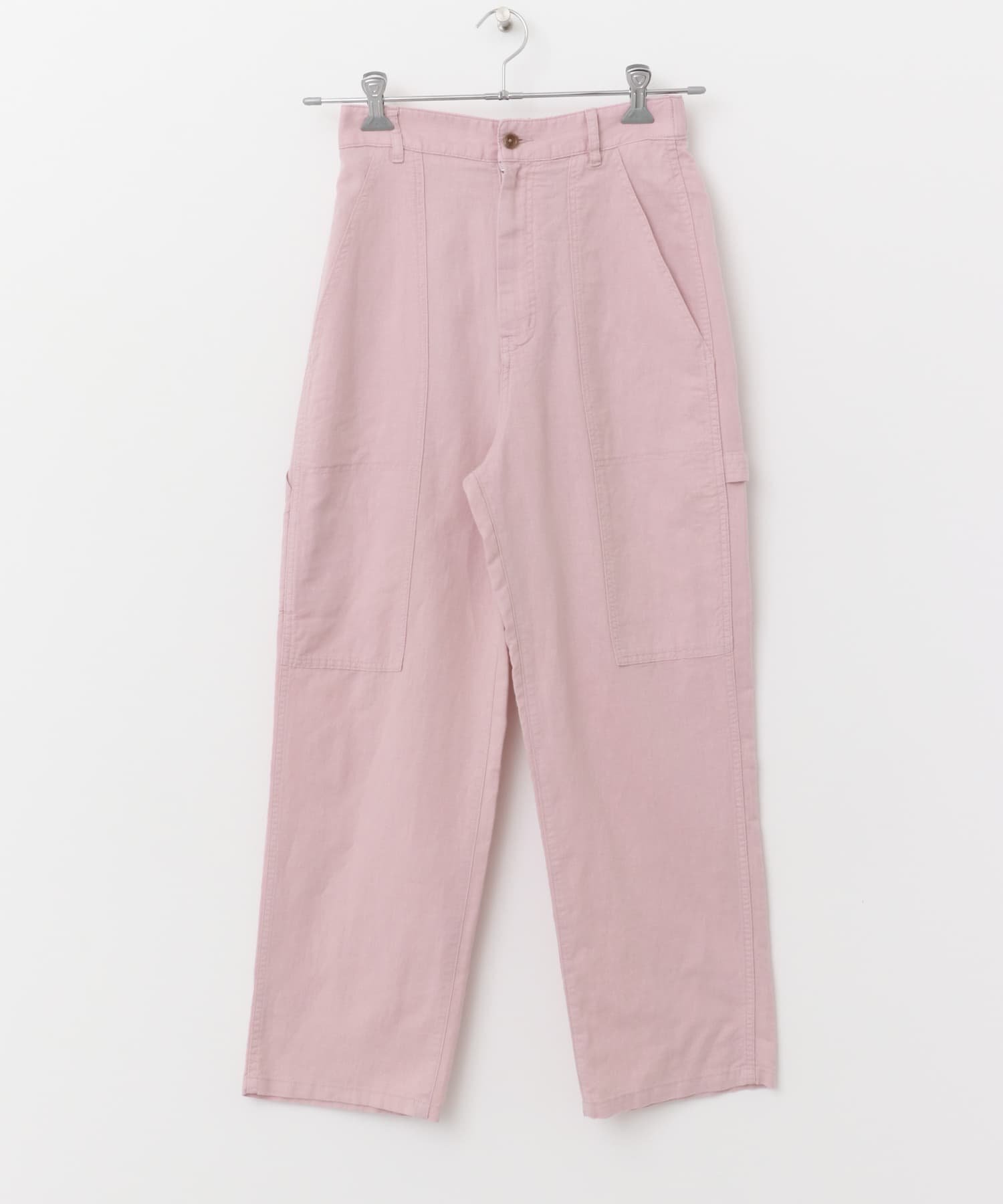 【アーバンリサーチ ドアーズ/URBAN RESEARCH DOORS】の製品染めペインターパンツ インテリア・キッズ・メンズ・レディースファッション・服の通販 founy(ファニー) 　ファッション　Fashion　レディースファッション　WOMEN　パンツ　Pants　2025年　2025　2025春夏・S/S　Ss,Spring/Summer,2025　ダウン　Down　ポケット　Pocket　ミックス　Mix　ワーク　Work　人気　Popularity　夏　Summer　S/S・春夏　Ss・Spring/Summer　PINK|ID: prp329100004535000 ipo3291000000032048763
