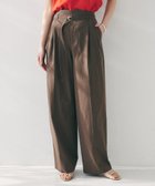 【アンタイトル/UNTITLED】の【セットアップ可能/オンオフ】ラミー混 タックワイドパンツ 人気、トレンドファッション・服の通販 founy(ファニー) ファッション Fashion レディースファッション WOMEN セットアップ Setup パンツ Pants おすすめ Recommend ストレッチ Stretch セットアップ Set Up ポケット Pocket ワイド Wide 夏 Summer thumbnail ブラウン|ID: prp329100004535001 ipo3291000000032048767