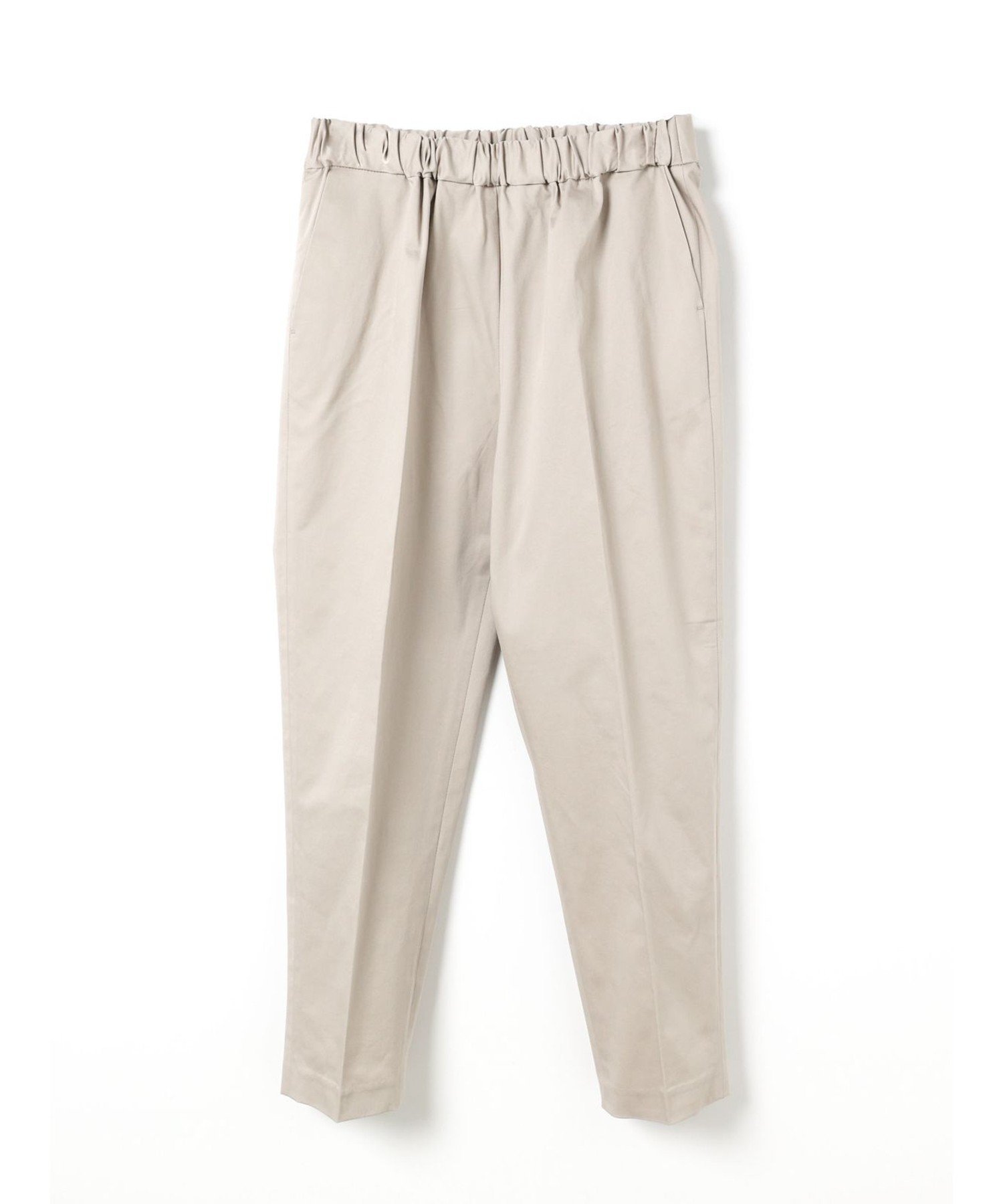 【マーコート/MARcourt】のmizuiro ind センタープレスパンツ インテリア・キッズ・メンズ・レディースファッション・服の通販 founy(ファニー) 　ファッション　Fashion　レディースファッション　Fashion for Women　パンツ　Pants & Trousers　ストレッチ　Stretch, Stretchy Fabric　センター　Center, Center Line　テーパード　Tapered, Tapered Pants　ベーシック　Basic, Essential　ボトム　Bottoms, Lower Wear　ポケット　Pocket, Pocket Detail　リラックス　Relax, Relaxed Fit　無地　Plain, Solid Color　ライトグレー|ID: prp329100004535009 ipo3291000000032797266