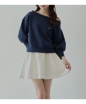 【パルグループ/PAL GROUP】の【Chico】スウェットフレアミニスカート 人気、トレンドファッション・服の通販 founy(ファニー) ファッション Fashion レディースファッション WOMEN スカート Skirt ミニスカート Mini Skirts コンパクト Compact シフォン Chiffon フレア Flare レース Race |ID:prp329100004535490