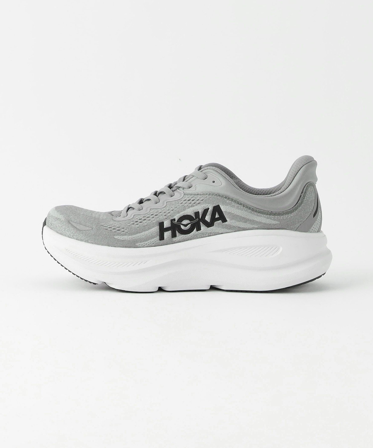 【ビューティ&ユース ユナイテッドアローズ/BEAUTY&YOUTH / UNITED ARROWS / MEN】のHOKA ボンダイ 9/スニーカー インテリア・キッズ・メンズ・レディースファッション・服の通販 founy(ファニー) 　ファッション　Fashion　メンズファッション　MEN　シューズ・靴　Shoes/Men　スニーカー　Sneakers　クッション　Cushion　クラシカル　Classical　シューズ　Shoes　スタイリッシュ　Stylish　スニーカー　Sneakers　スポーティ　Sporty　フォルム　Form　レース　Race　おすすめ　Recommend　LT.GRAY|ID: prp329100004535508 ipo3291000000032051722