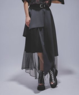 【ハレ/HARE】のハイショクレイヤースカート 人気、トレンドファッション・服の通販 founy(ファニー) ファッション Fashion レディースファッション WOMEN スカート Skirt おすすめ Recommend アシンメトリー Asymmetry ウェーブ Wave カットソー Cut And Sew コンパクト Compact サンダル Sandals シアー Sheer ストレート Straight スニーカー Sneakers スマート Smart ドレープ Drape ミックス Mix リブニット Rib Knit エレガント 上品 Elegant |ID:prp329100004535676
