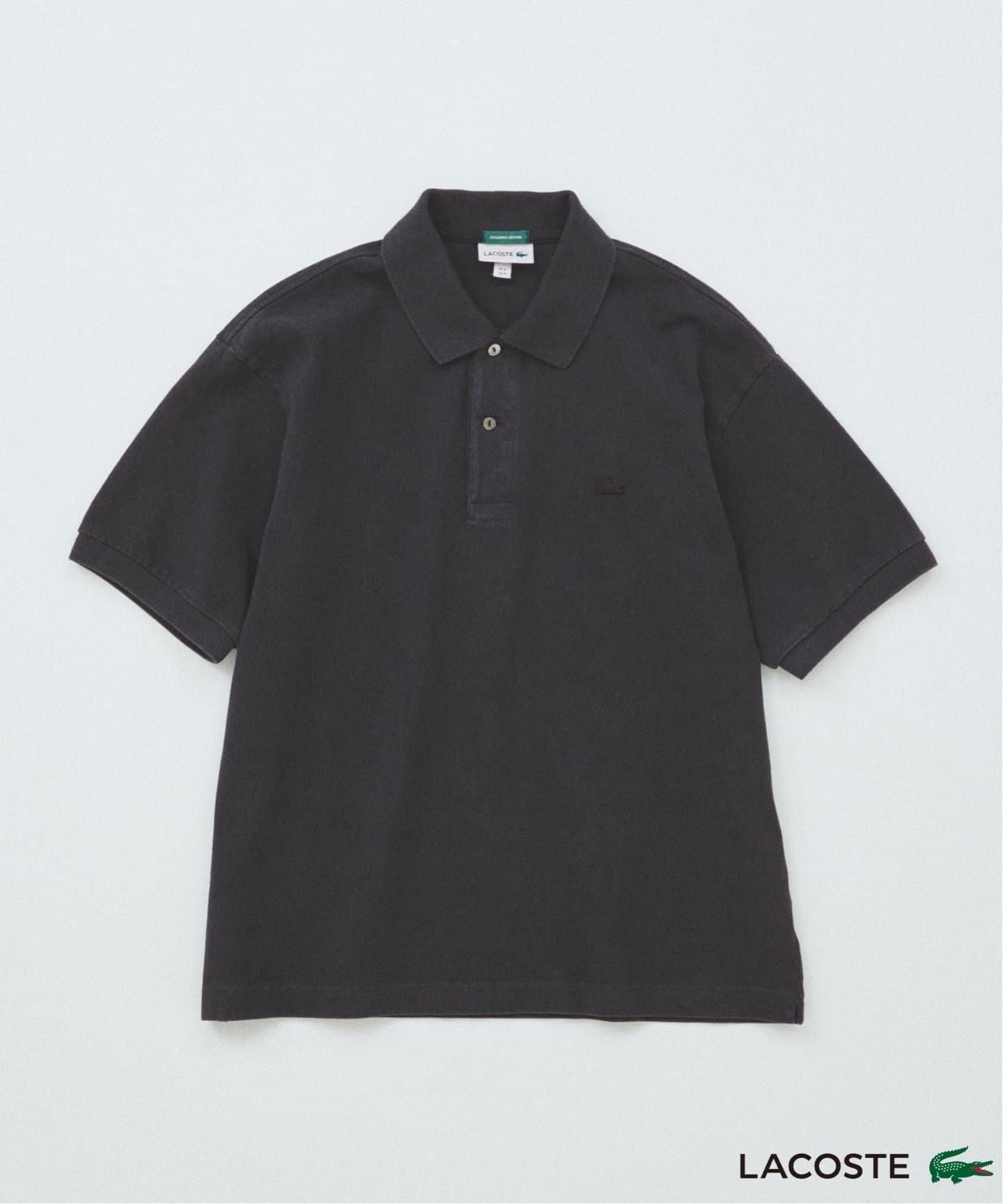 【ジャーナルスタンダード/JOURNAL STANDARD / MEN】のLACOSTE / ラコステ 別注 ピグメント ダイ ヘビー ピケ ポロシャツ インテリア・キッズ・メンズ・レディースファッション・服の通販 founy(ファニー) 　ファッション　Fashion　メンズファッション　MEN　シンプル　Simple　フランス　France　ポロシャツ　Polo Shirt　リラックス　Relax　人気　Popularity　今季　This Season　別注　Special Order　ブラック|ID: prp329100004535678 ipo3291000000032134914