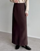 【リエディ/Re:EDIT】のカットツイル切り替えナロースカート 人気、トレンドファッション・服の通販 founy(ファニー) ファッション Fashion レディースファッション WOMEN スカート Skirt コンパクト Compact スリット Slit ツイル Twill トレンド Trend バランス Balance ロング Long エレガント 上品 Elegant thumbnail ダークブラウン|ID: prp329100004535680 ipo3291000000032052564