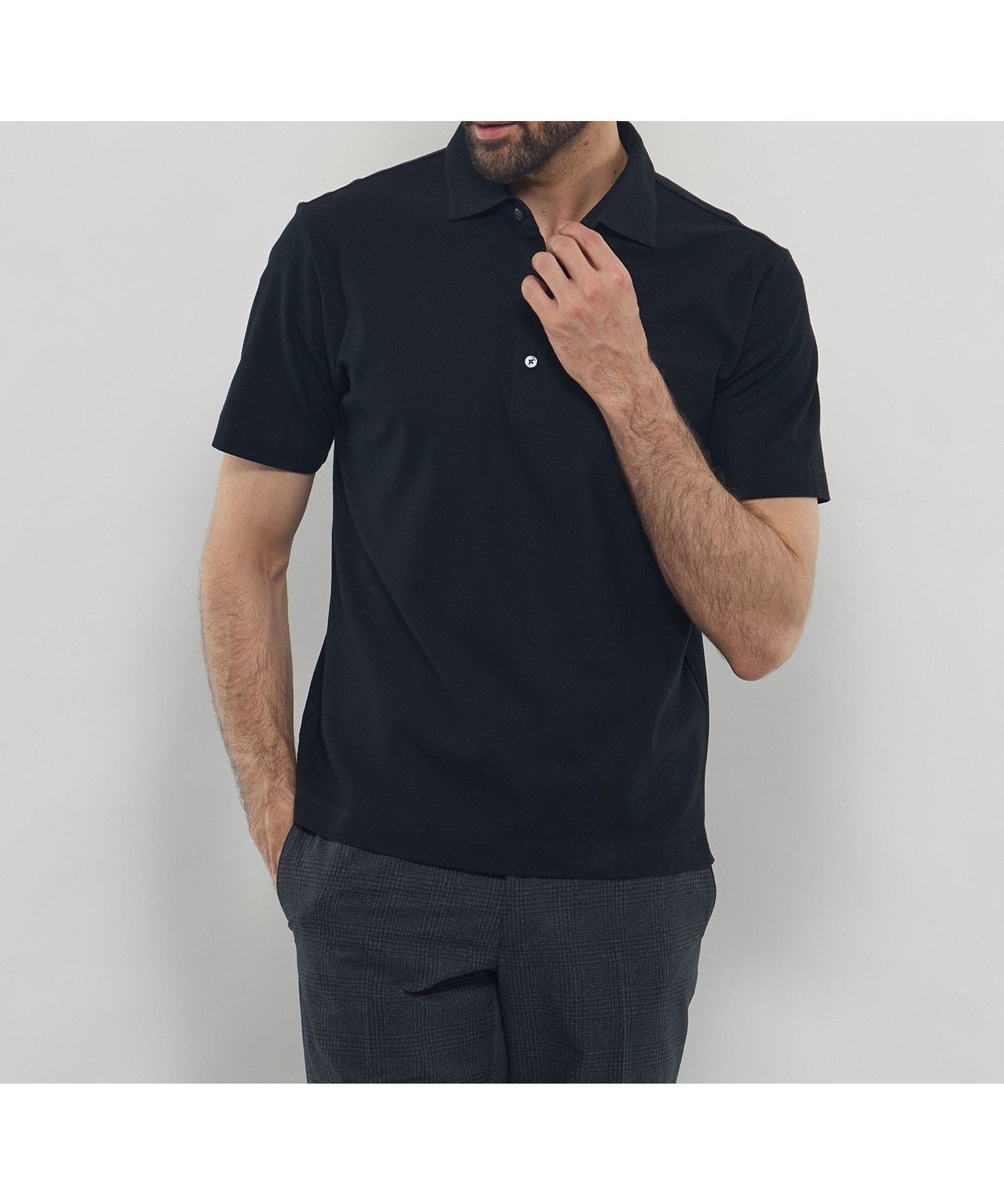 【マッキントッシュ ロンドン/MACKINTOSH LONDON / MEN】のブライトンポロシャツ インテリア・キッズ・メンズ・レディースファッション・服の通販 founy(ファニー) 　ファッション　Fashion　メンズファッション　Fashion for Men　シルケット　Silket, Silky Cotton　ポロシャツ　Polo Shirt, Collared Tee　夏　Summer　春　Spring　ブラック|ID: prp329100004535729 ipo3291000000033340584