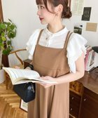 【その他のブランド/Other】の【累計販売枚数4万枚突破!】カットジョーゼットダブルストラップキャミワンピース キャメル|ID: prp329100004535736 ipo3291000000032589187