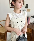 【その他のブランド/Other】の【累計販売枚数4万枚突破!】カットジョーゼットダブルストラップキャミワンピース ホワイト系その他|ID: prp329100004535736 ipo3291000000032589189