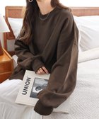 【その他のブランド/Other】の裏毛 ボリューム 長袖 スウェット トップス ブラウン|ID: prp329100004535764 ipo3291000000032711716