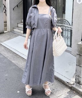 【イング/INGNI】の半袖ジップジャケット+ワンピース/セットアップ 人気、トレンドファッション・服の通販 founy(ファニー) ファッション Fashion レディースファッション WOMEN アウター Coat Outerwear ジャケット Jackets ジャケット Jacket セットアップ Set Up デニム Denim ドローコード Draw Cord ボックス Box ポケット Pocket 半袖 Short Sleeve |ID:prp329100004535779