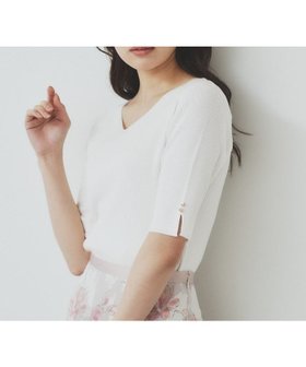 【インデックス/INDEX】の《5color》コットンモダールVネックリブニット【洗濯機洗い可】 人気、トレンドファッション・服の通販 founy(ファニー) ファッション Fashion レディースファッション WOMEN トップス・カットソー Tops/Tshirt ニット Knit Tops Vネック V-Neck シンプル Simple ジャケット Jacket スリット Slit セットアップ Set Up デニム Denim フィット Fit ワイド Wide 夏 Summer 春 Spring S/S・春夏 Ss・Spring/Summer |ID:prp329100004535787