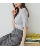 【インデックス/INDEX】の《5color》コットンモダールVネックリブニット【洗濯機洗い可】 ブルー|ID: prp329100004535787 ipo3291000000032053090