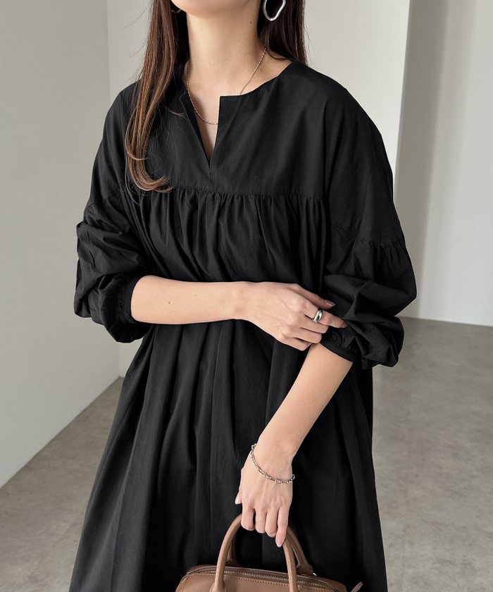 【アンドミー/andme】のワッシャーコットン Aライン ロングワンピース インテリア・キッズ・メンズ・レディースファッション・服の通販 founy(ファニー) https://founy.com/ ファッション Fashion レディースファッション Fashion for Women ワンピース Dresses おすすめ Recommended / Our Picks ギャザー Gathered, Ruffled ロング Long, Long-Length |ID: prp329100004535816 ipo3291000000033555558