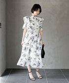 【アールピーエス/rps】のラッフルスリーブ花柄ワンピース 人気、トレンドファッション・服の通販 founy(ファニー) ファッション Fashion レディースファッション WOMEN ワンピース Dress オケージョン Occasion シャーリング Shirring フラワー Flower フリル Frills プリント Print リボン Ribbon エレガント 上品 Elegant 結婚式 Wedding Ceremony thumbnail ブラック|ID: prp329100004535828 ipo3291000000032053329