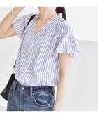 【シップス フォー ウィメン/SHIPS】のquaranciel 手洗い可能 コットン フリルネック フレアスリーブ ブラウス 人気、トレンドファッション・服の通販 founy(ファニー) ファッション Fashion レディースファッション WOMEN トップス・カットソー Tops/Tshirt シャツ/ブラウス Shirts/Blouses おすすめ Recommend シアー Sheer スリーブ Sleeve デニム Denim フリル Frills フレア Flare エレガント 上品 Elegant 夏 Summer 洗える Washable thumbnail ライトブルー|ID: prp329100004535840 ipo3291000000032053398