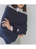 【スナイデル/SNIDEL】の【WEB限定】ワンショルダーロゴスウェット NVY[089]|ID:prp329100004535870