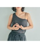 【レプシィム ローリーズファーム/LEPSIM LOWRYS FARM】のカップ付きワンショルダー チャコール19|ID: prp329100004535961 ipo3291000000032054019