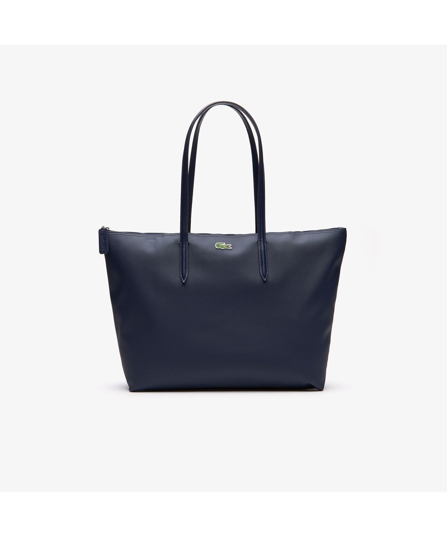 【ラコステ/LACOSTE】のL.12.12 プチピケ ラージ トートバッグ インテリア・キッズ・メンズ・レディースファッション・服の通販 founy(ファニー) 　ファッション　Fashion　レディースファッション　Fashion for Women　バッグ　Bags　ダークネイビー|ID: prp329100004535968 ipo3291000000033708983