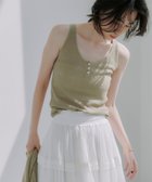 【アニュアンス/anuans】のItaly Linenヘンリーネックニットタンク 人気、トレンドファッション・服の通販 founy(ファニー) ファッション Fashion レディースファッション Fashion for Women トップス・カットソー Cut & Sew Tops ニット Knit Tops & Sweaters イタリア Italy シンプル Simple, Minimal タンク Tank Top, Sleeveless Top フロント Front, Front Design ラグジュアリー Luxury, Elegant リアル Real, Realistic リネン Linen, Linen Fabric エレガント 上品 Elegant 夏 Summer thumbnail BEIGE|ID: prp329100004535983 ipo3291000000033573606
