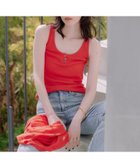 【アニュアンス/anuans】のItaly Linenヘンリーネックニットタンク 人気、トレンドファッション・服の通販 founy(ファニー) ファッション Fashion レディースファッション Fashion for Women トップス・カットソー Cut & Sew Tops ニット Knit Tops & Sweaters イタリア Italy シンプル Simple, Minimal タンク Tank Top, Sleeveless Top フロント Front, Front Design ラグジュアリー Luxury, Elegant リアル Real, Realistic リネン Linen, Linen Fabric エレガント 上品 Elegant 夏 Summer thumbnail ORANGE|ID: prp329100004535983 ipo3291000000033573610