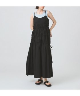 【ビームス ウイメン/BEAMS】のシャーリング キャミ ワンピース 人気、トレンドファッション・服の通販 founy(ファニー) ファッション Fashion レディースファッション WOMEN ワンピース Dress キャミワンピース No Sleeve Dresses アシンメトリー Asymmetry インナー Inner キャミ Cami シャーリング Shirring タンク Tank トレンド Trend プリント Print リボン Ribbon |ID:prp329100004536004