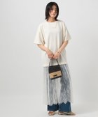 【ベイフロー/BAYFLOW】の一枚でサマになる レースドッキングワンピース 人気、トレンドファッション・服の通販 founy(ファニー) ファッション Fashion レディースファッション WOMEN ワンピース Dress おすすめ Recommend カットソー Cut And Sew デニム Denim トレンド Trend ドッキング Docking レース Race 洗える Washable thumbnail ホワイト10|ID: prp329100004536017 ipo3291000000032054372