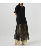 【ベイフロー/BAYFLOW】の一枚でサマになる レースドッキングワンピース 人気、トレンドファッション・服の通販 founy(ファニー) ファッション Fashion レディースファッション WOMEN ワンピース Dress おすすめ Recommend カットソー Cut And Sew デニム Denim トレンド Trend ドッキング Docking レース Race 洗える Washable thumbnail ブラック19|ID: prp329100004536017 ipo3291000000032054373