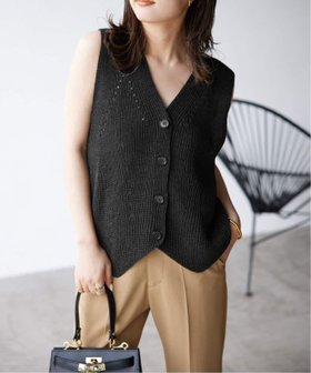 【スローブ イエナ/SLOBE IENA】 《追加》ニットジレ人気、トレンドファッション・服の通販 founy(ファニー) ファッション Fashion レディースファッション Fashion for Women アウター Coat / Outerwear Collection トップス・カットソー Cut & Sew Tops ニット Knit Tops & Sweaters ベスト&ジレ / 重ね着スタイル Vests & Gilets 2025年 2025 2025春夏・S/S Spring/Summer 2025 SS25 サマー Summer, Summer Style |ID:prp329100004536037