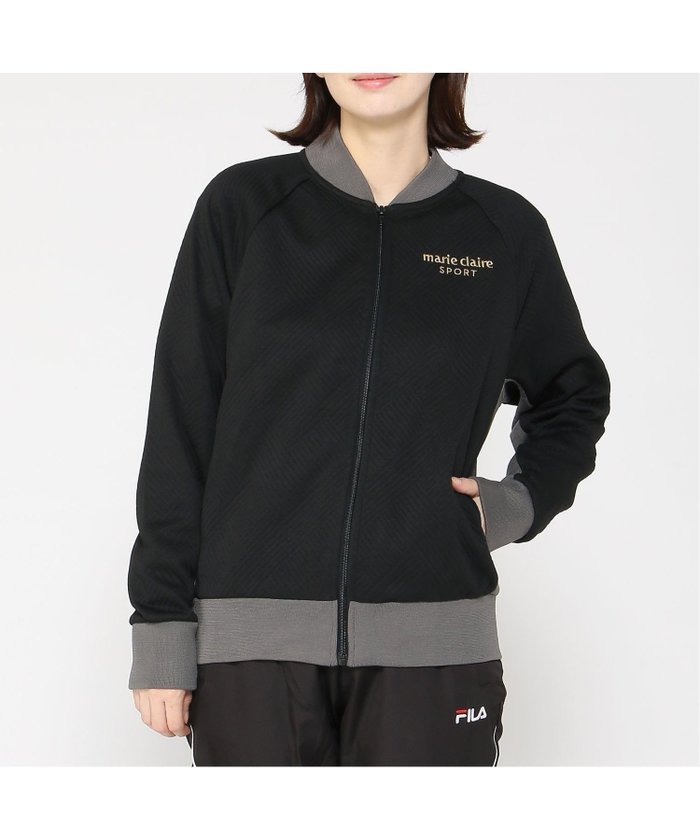 【ニッキー/nikki】のMC SPORTS/ジャガードブルゾン インテリア・キッズ・メンズ・レディースファッション・服の通販 founy(ファニー) https://founy.com/ ファッション Fashion レディースファッション WOMEN アウター Coat Outerwear ブルゾン Blouson/Jackets ストレッチ Stretch 人気 Popularity |ID: prp329100004536061 ipo3291000000032054582