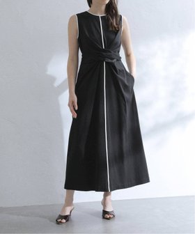 【ラ トータリテ/La TOTALITE】のツイストカットワンピース 人気、トレンドファッション・服の通販 founy(ファニー) ファッション Fashion レディースファッション Fashion for Women ワンピース Dresses 2025年 2025 2025春夏・S/S Spring/Summer 2025 SS25 パイピング Piping, Trim Design リボン Ribbon, Bow |ID:prp329100004536067