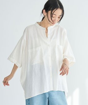 【コーエン/COEN】のリネンレーヨンスクエアドルマンブラウス 人気、トレンドファッション・服の通販 founy(ファニー) ファッション Fashion レディースファッション WOMEN トップス・カットソー Tops/Tshirt シャツ/ブラウス Shirts/Blouses おすすめ Recommend スクエア Square デニム Denim ワイド Wide |ID:prp329100004536105