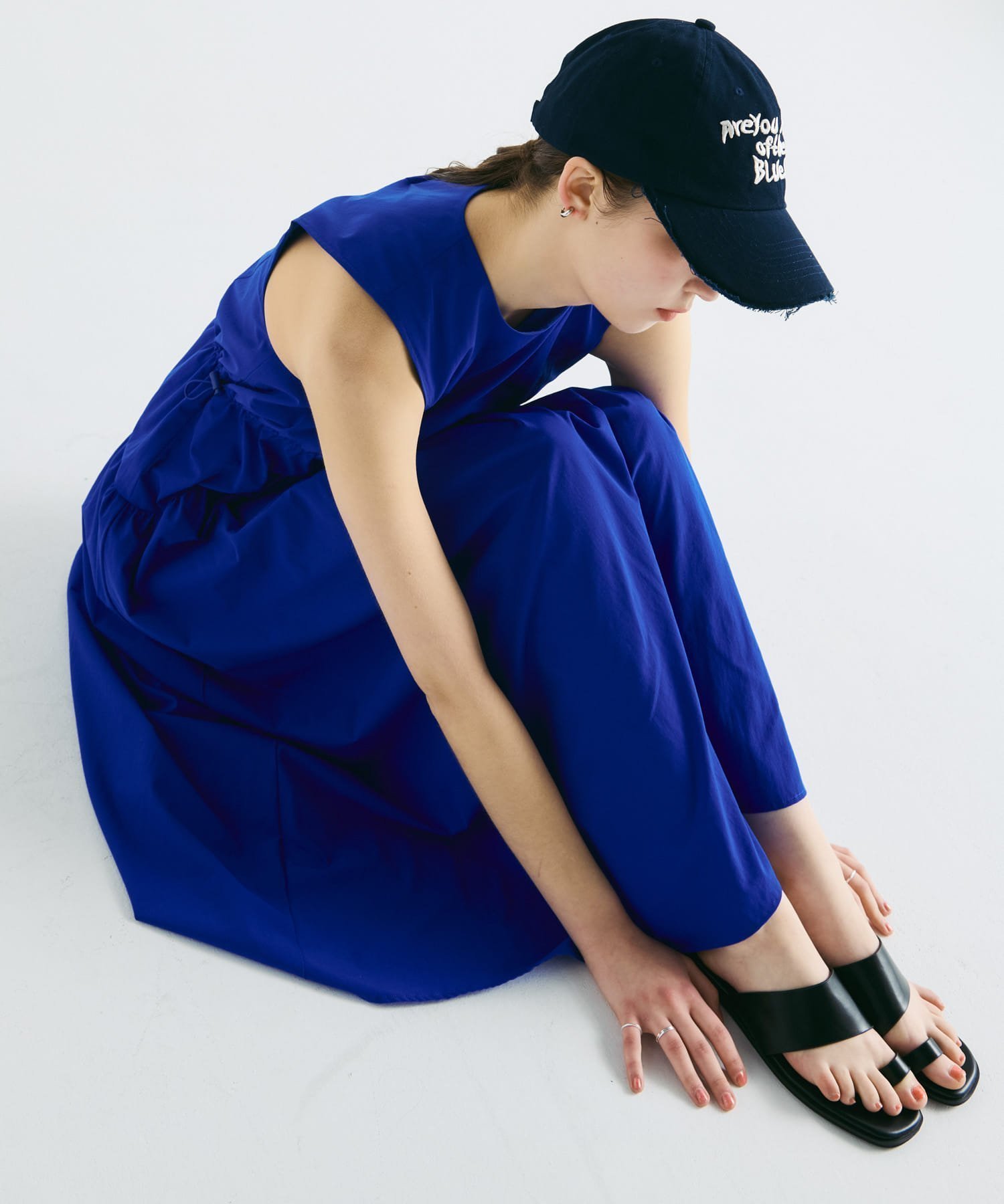 【ケービーエフ/KBF / URBAN RESEARCH】のノースリーブドロストワンピース インテリア・キッズ・メンズ・レディースファッション・服の通販 founy(ファニー) 　ファッション　Fashion　レディースファッション　Fashion for Women　ワンピース　Dresses　2025年　2025　2025春夏・S/S　Spring/Summer 2025 SS25　おすすめ　Recommended / Our Picks　シェイプ　Shape, Slim Fit　シューズ　Shoes, Footwear　ジャケット　Jacket, Outerwear　ドローコード　Drawcord, Drawstring Cord　ノースリーブ　Sleeveless, No-Sleeve　バランス　Balance, Style Balance　フレア　Flare, Flared　夏　Summer　旅行　Travel　S/S・春夏　SS, Spring/Summer, Warm Season　BLUE|ID: prp329100004536112 ipo3291000000032736358