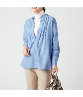 【ニューヨーカー/NEWYORKER】のナチュラルマットクロス ピンタック長袖シャツ 人気、トレンドファッション・服の通販 founy(ファニー) ファッション Fashion レディースファッション WOMEN トップス・カットソー Tops/Tshirt シャツ/ブラウス Shirts/Blouses カットソー Cut And Sew クラシカル Classical シンプル Simple 長袖 Long Sleeve フロント Front ミックス Mix ラウンド Round リラックス Relax ローズ Rose A/W・秋冬 Aw・Autumn/Winter・Fw・Fall-Winter エレガント 上品 Elegant |ID:prp329100004536137
