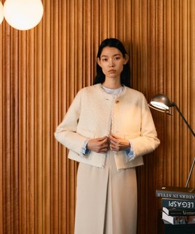 【ナノ ユニバース/nano universe】のコンパクトツィードジャケット 人気、トレンドファッション・服の通販 founy(ファニー) ファッション Fashion レディースファッション WOMEN アウター Coat Outerwear ジャケット Jackets クラシカル Classical コンパクト Compact ショート Short シンプル Simple ジャケット Jacket ツィード Tweed ツイード Tweed デニム Denim フリンジ Fringe ボトム Bottom ポケット Pocket モノトーン Monotone セレモニー Ceremony 2025年 2025 2025春夏・S/S Ss,Spring/Summer,2025 |ID:prp329100004536176
