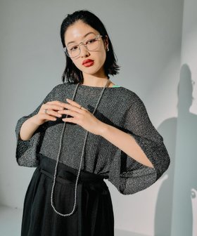 【レプシィム ローリーズファーム/LEPSIM LOWRYS FARM】の5ゲージメッシュプルオーバーSS 人気、トレンドファッション・服の通販 founy(ファニー) ファッション Fashion レディースファッション Fashion for Women トップス・カットソー Cut & Sew Tops カジュアルプルオーバー・ニットトップス Pullovers & Knit Tops / Casual Pullovers おすすめ Recommended / Our Picks デニム Denim, Jeans Material バランス Balance, Style Balance ボトム Bottoms, Lower Wear メッシュ Mesh, Net Fabric ルーズ Loose, Oversized 人気 Popular, Best Seller 夏 Summer 定番 Standard, Basic Item |ID:prp329100004536183