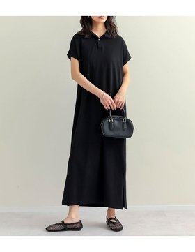 【リエディ/Re:EDIT】のフレンチスリーブポロマキシワンピース 人気、トレンドファッション・服の通販 founy(ファニー) ファッション Fashion レディースファッション WOMEN ワンピース Dress マキシワンピース Maxi Dress アクセサリー Accessories エレガント 上品 Elegant コンパクト Compact サンダル Sandals シンプル Simple スニーカー Sneakers スリーブ Sleeve トレンド Trend バランス Balance フラット Flat フレンチ French ポロシャツ Polo Shirt マキシ Maxi リラックス Relax |ID:prp329100004536188