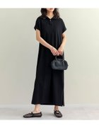 【リエディ/Re:EDIT】のフレンチスリーブポロマキシワンピース 人気、トレンドファッション・服の通販 founy(ファニー) ファッション Fashion レディースファッション WOMEN ワンピース Dress マキシワンピース Maxi Dress アクセサリー Accessories エレガント 上品 Elegant コンパクト Compact サンダル Sandals シンプル Simple スニーカー Sneakers スリーブ Sleeve トレンド Trend バランス Balance フラット Flat フレンチ French ポロシャツ Polo Shirt マキシ Maxi リラックス Relax thumbnail ブラック|ID: prp329100004536188 ipo3291000000032055193