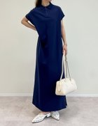 【リエディ/Re:EDIT】のフレンチスリーブポロマキシワンピース 人気、トレンドファッション・服の通販 founy(ファニー) ファッション Fashion レディースファッション WOMEN ワンピース Dress マキシワンピース Maxi Dress アクセサリー Accessories エレガント 上品 Elegant コンパクト Compact サンダル Sandals シンプル Simple スニーカー Sneakers スリーブ Sleeve トレンド Trend バランス Balance フラット Flat フレンチ French ポロシャツ Polo Shirt マキシ Maxi リラックス Relax thumbnail ネイビー|ID: prp329100004536188 ipo3291000000032055194