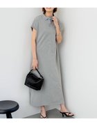【リエディ/Re:EDIT】のフレンチスリーブポロマキシワンピース 人気、トレンドファッション・服の通販 founy(ファニー) ファッション Fashion レディースファッション WOMEN ワンピース Dress マキシワンピース Maxi Dress アクセサリー Accessories エレガント 上品 Elegant コンパクト Compact サンダル Sandals シンプル Simple スニーカー Sneakers スリーブ Sleeve トレンド Trend バランス Balance フラット Flat フレンチ French ポロシャツ Polo Shirt マキシ Maxi リラックス Relax thumbnail グレー|ID: prp329100004536188 ipo3291000000032055195
