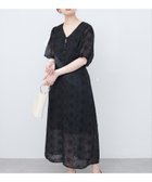【ナチュラルクチュール/natural couture】の【WEB限定】お花刺繍フロント釦Vネックワンピース 人気、トレンドファッション・服の通販 founy(ファニー) ファッション Fashion レディースファッション Ladies' Fashion Online ワンピース Dress 2025年 2025 2025春夏・S/S Ss,Spring/Summer,2025 おすすめ Recommend カーディガン Cardigan デコルテ Decolletage フェミニン Feminine フロント Front ポケット Pocket リゾート Resort ロング Long 夏 Summer thumbnail ブラック|ID: prp329100004536197 ipo3291000000032637350