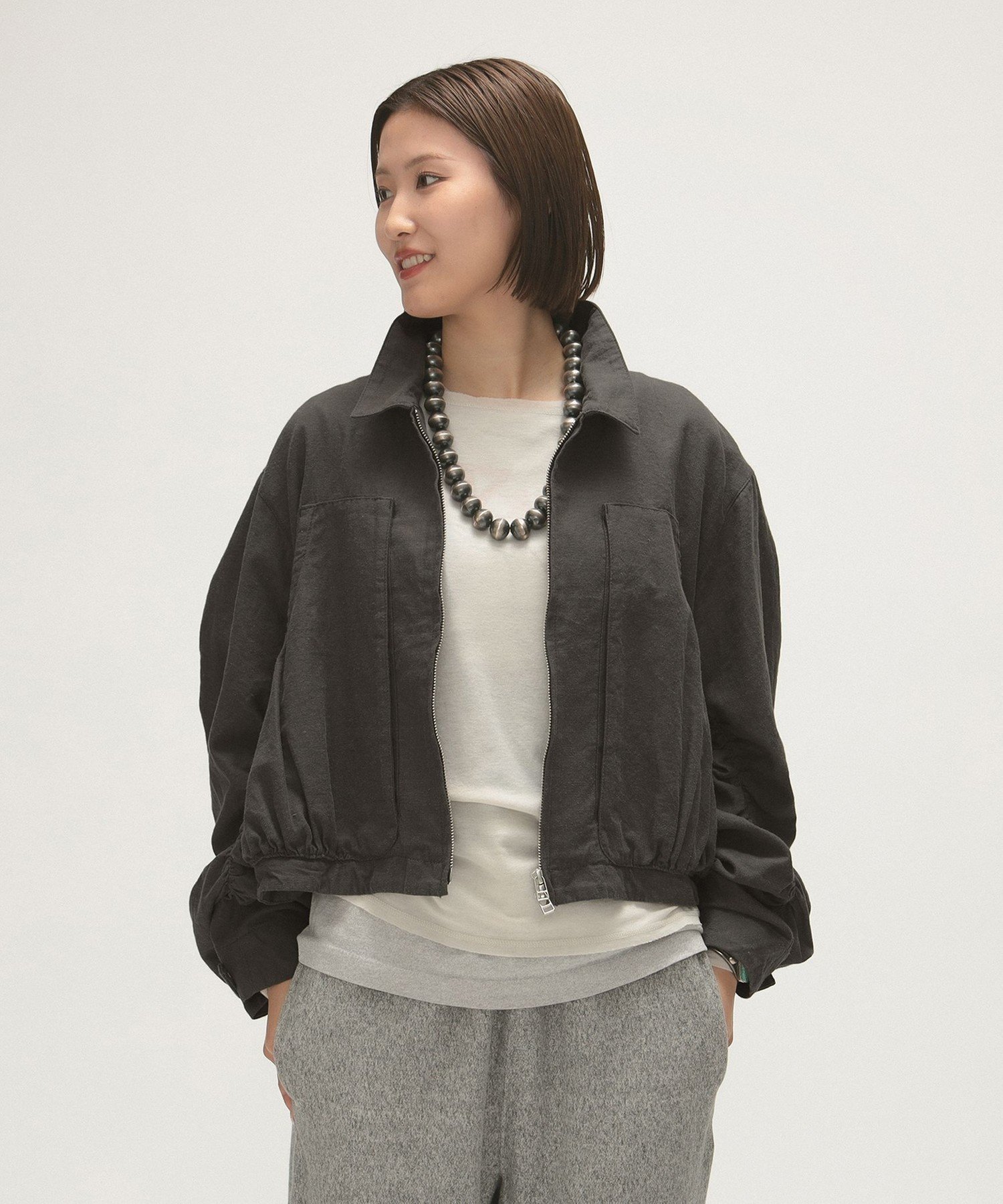 【ビームス ウイメン/BEAMS】の【4/3新規値下げ】maturely / バルーン ギャザー ブルゾン 人気、トレンドファッション・服の通販 founy(ファニー) 　ファッション　Fashion　レディースファッション　WOMEN　アウター　Coat Outerwear　ブルゾン　Blouson/Jackets　ウェーブ　Wave　ギャザー　Gather　シンプル　Simple　バルーン　Balloon　ブルゾン　Blouson　ポケット　Pocket　ヨーク　Yoke　ワイド　Wide　 other-1|ID: prp329100004536202 ipo3291000000032055253