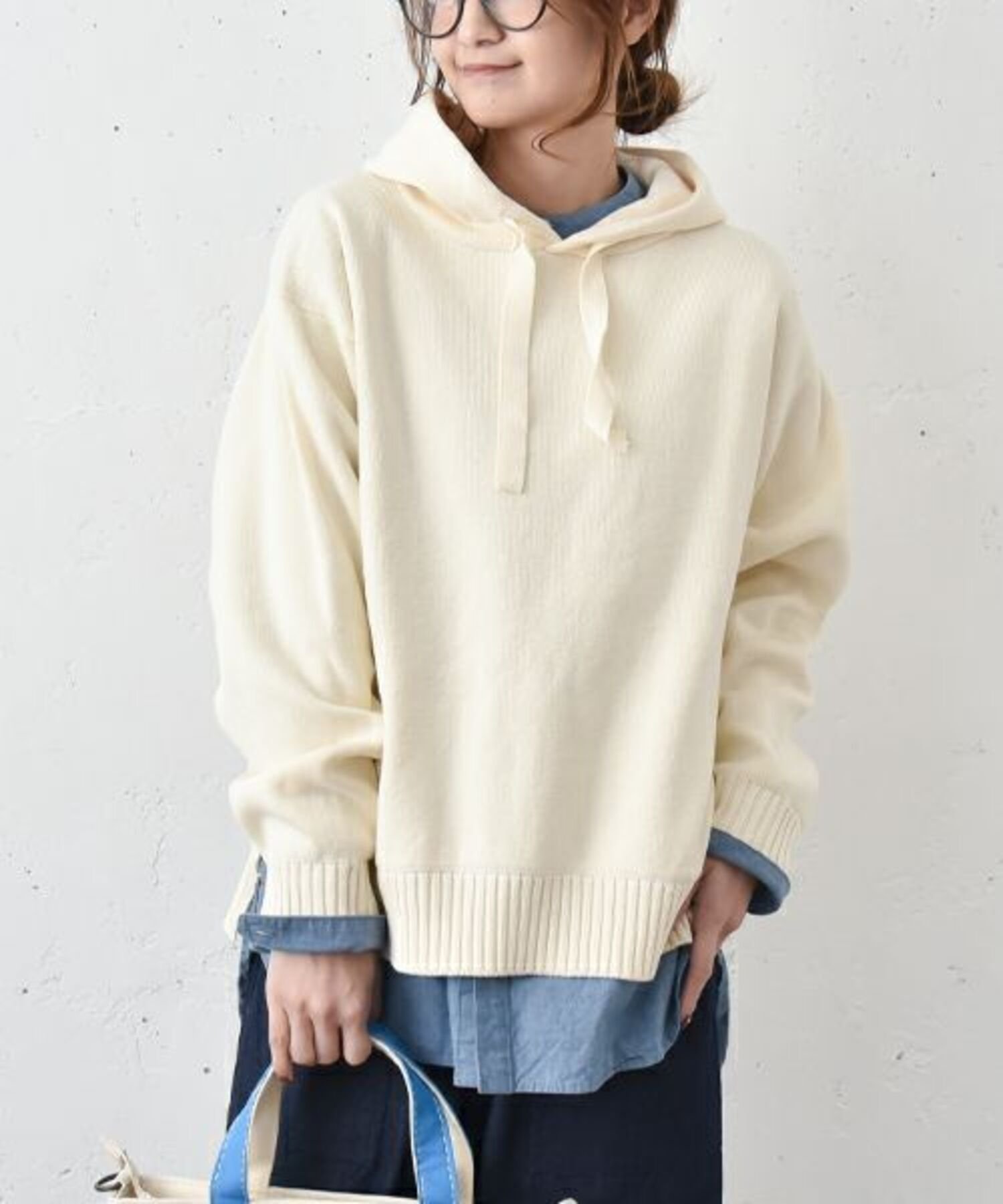【その他のブランド/Other】の綿ニットパーカー Ou-PO-06 C 人気、トレンドファッション・服の通販 founy(ファニー) 　ファッション　Fashion　レディースファッション　WOMEN　トップス・カットソー　Tops/Tshirt　ニット　Knit Tops　パーカ　Sweats　パーカー　Hoodie　 other-1|ID: prp329100004536290 ipo3291000000032055765