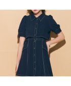 【レディアゼル/REDYAZEL】のレイヤードデザインバイカラーステッチミニシャツワンピース 人気、トレンドファッション・服の通販 founy(ファニー) ファッション Fashion レディースファッション WOMEN ワンピース Dress シャツワンピース Shirt Dresses ガーリー Girly サンダル Sandals スニーカー Sneakers スリーブ Sleeve ソックス Socks ツイル Twill フレア Flare フロント Front 人気 Popularity 厚底 Platforms thumbnail ネイビー|ID: prp329100004536307 ipo3291000000032055846